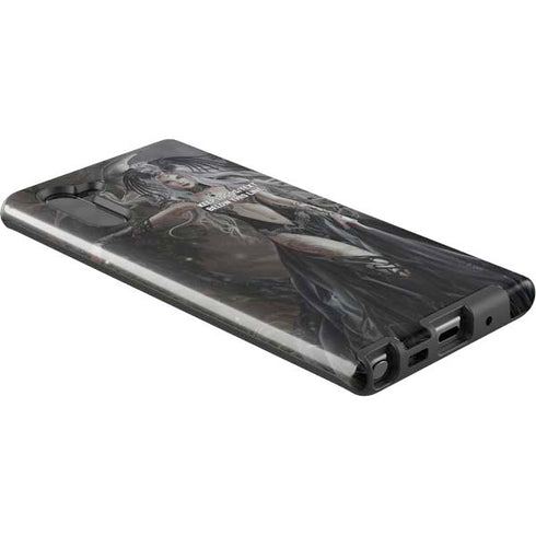 Gothic Princess with Silver Dragon by Nene Thomas Galaxy Note 10 Pro Case