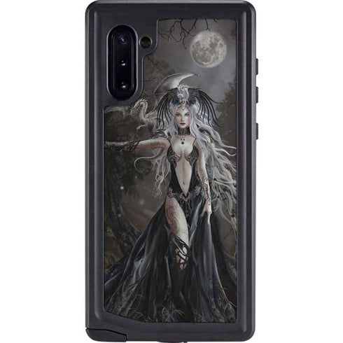 Gothic Princess with Silver Dragon by Nene Thomas Galaxy Note 10 Waterproof Case