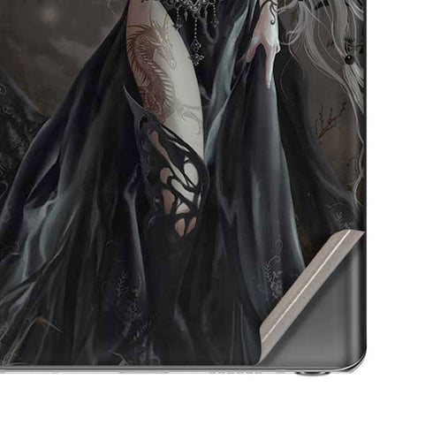 Gothic Princess with Silver Dragon by Nene Thomas Galaxy Note20 5G Skin