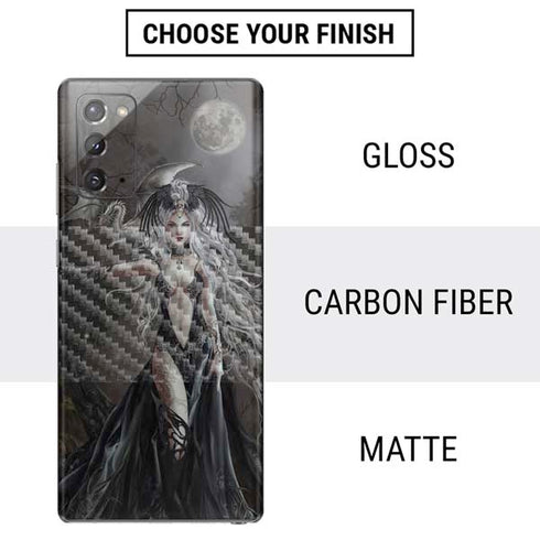 Gothic Princess with Silver Dragon by Nene Thomas Galaxy Note20 5G Skin