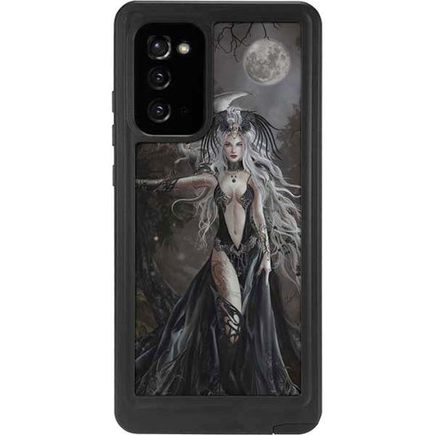 Gothic Princess with Silver Dragon by Nene Thomas Galaxy Note20 5G Waterproof Case