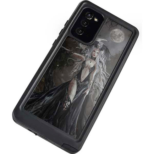 Gothic Princess with Silver Dragon by Nene Thomas Galaxy Note20 5G Waterproof Case