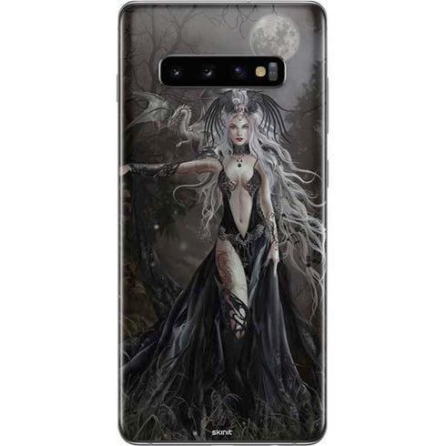 Gothic Princess with Silver Dragon by Nene Thomas Galaxy S10 Plus Skin