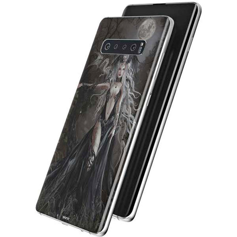 Gothic Princess with Silver Dragon by Nene Thomas Galaxy S10 Plus Skin