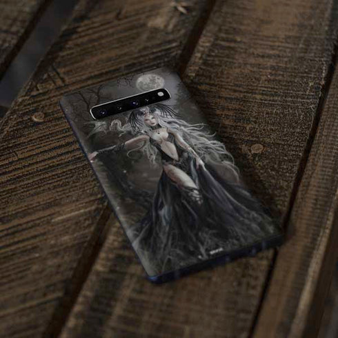 Gothic Princess with Silver Dragon by Nene Thomas Galaxy S10 Plus Skin