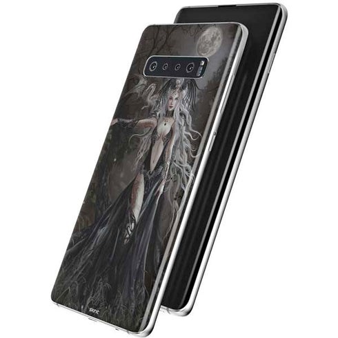 Gothic Princess with Silver Dragon by Nene Thomas Galaxy S10 Skin