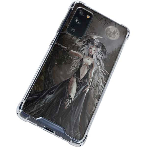 Gothic Princess with Silver Dragon by Nene Thomas Galaxy S20 FE Clear Case
