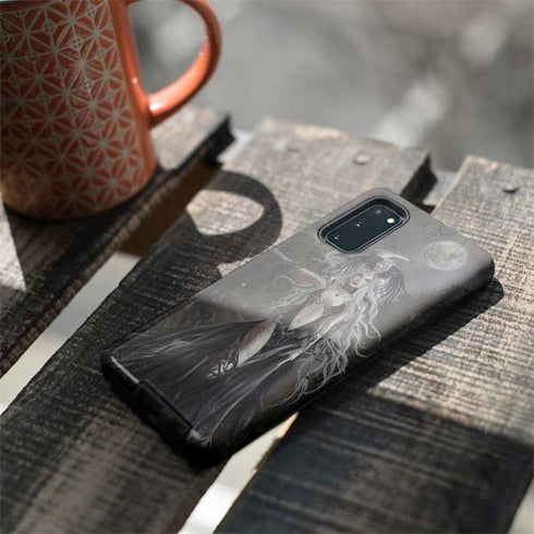 Gothic Princess with Silver Dragon by Nene Thomas Galaxy S20 Pro Case