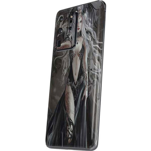 Gothic Princess with Silver Dragon by Nene Thomas Galaxy S20 Ultra 5G Skin
