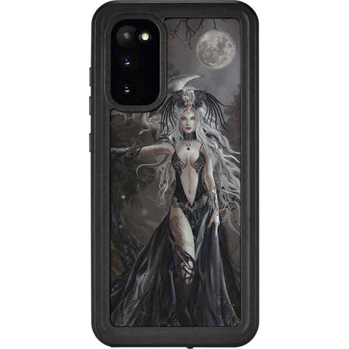 Gothic Princess with Silver Dragon by Nene Thomas Galaxy S20 Waterproof Case
