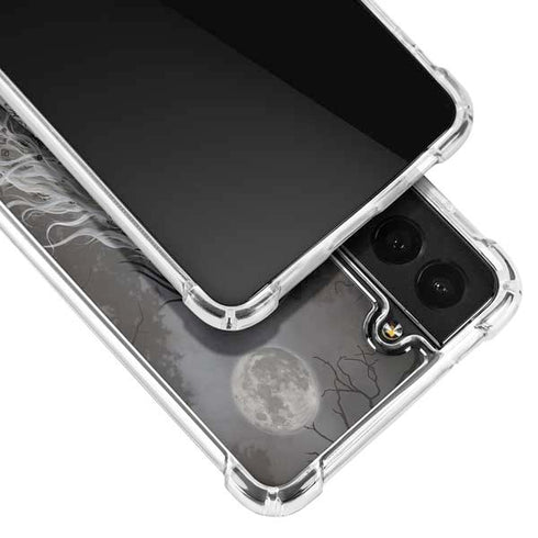 Gothic Princess with Silver Dragon by Nene Thomas Galaxy S21 5G Clear Case
