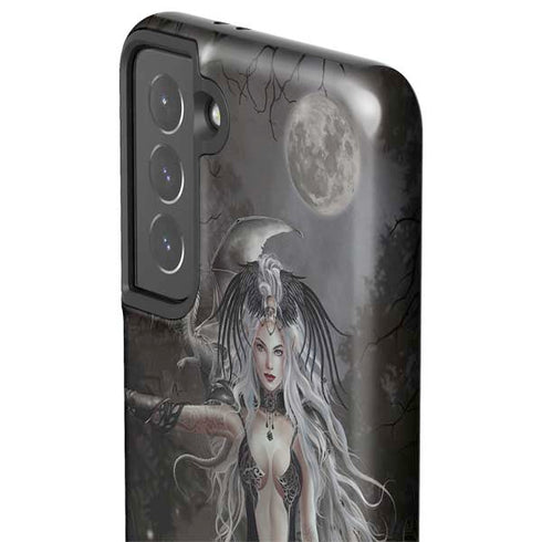 Gothic Princess with Silver Dragon by Nene Thomas Galaxy S21 5G Pro Case