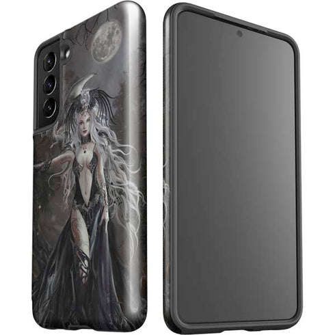 Gothic Princess with Silver Dragon by Nene Thomas Galaxy S21 5G Pro Case