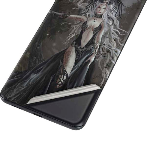 Gothic Princess with Silver Dragon by Nene Thomas Galaxy S21 5G Skin