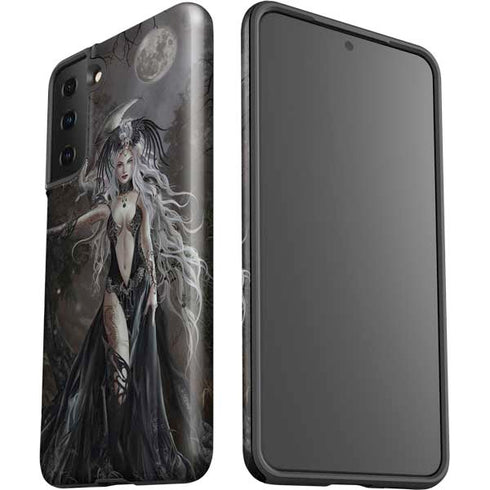 Gothic Princess with Silver Dragon by Nene Thomas Galaxy S21 FE Pro Case
