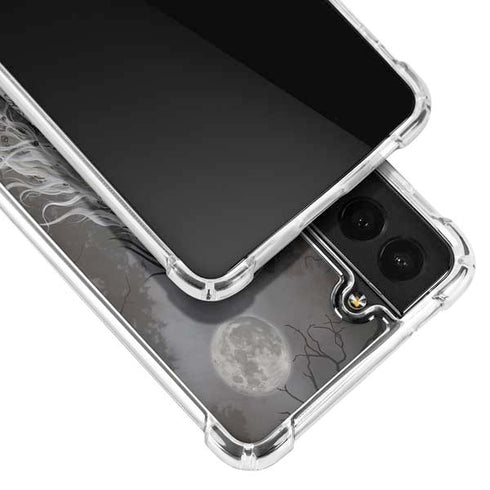 Gothic Princess with Silver Dragon by Nene Thomas Galaxy S21 Plus 5G Clear Case