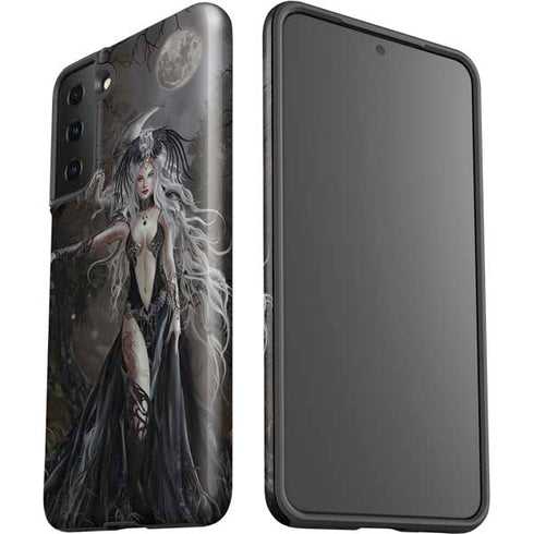 Gothic Princess with Silver Dragon by Nene Thomas Galaxy S21 Plus 5G Pro Case