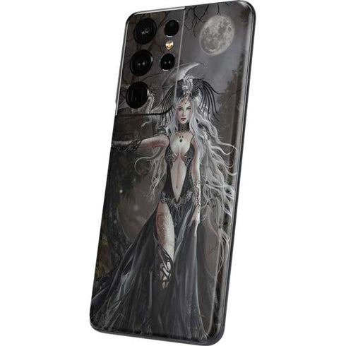 Gothic Princess with Silver Dragon by Nene Thomas Galaxy S21 Ultra 5G Skin