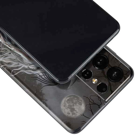 Gothic Princess with Silver Dragon by Nene Thomas Galaxy S21 Ultra 5G Skin