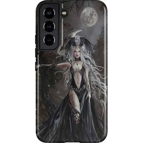 Gothic Princess with Silver Dragon by Nene Thomas Galaxy S22 Pro Case