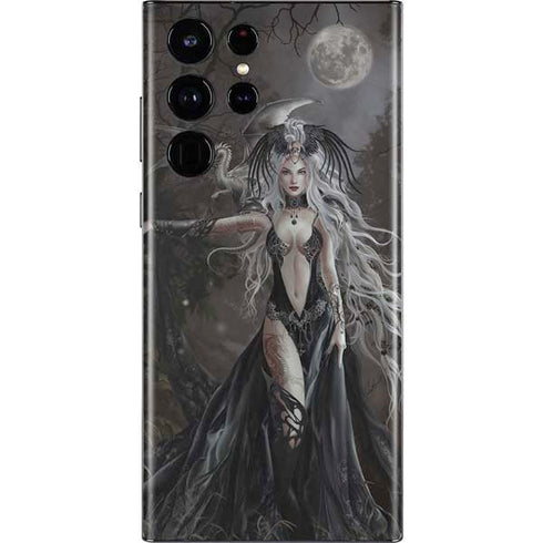 Gothic Princess with Silver Dragon by Nene Thomas Galaxy S22 Ultra Skin