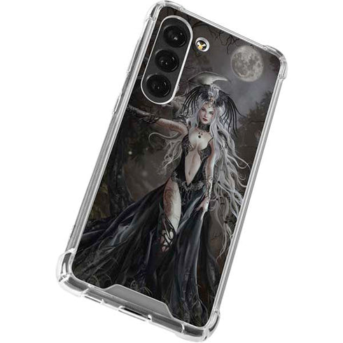 Gothic Princess with Silver Dragon by Nene Thomas Galaxy S23 Clear Case