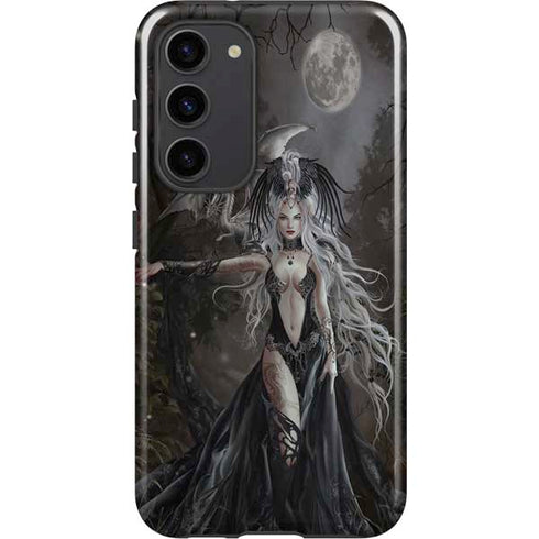 Gothic Princess with Silver Dragon by Nene Thomas Galaxy S23 Plus Pro Case