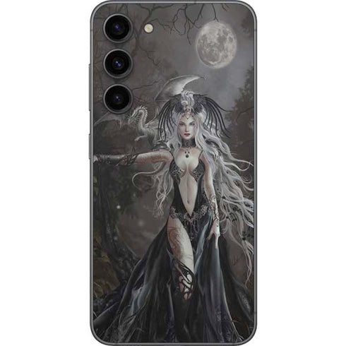 Gothic Princess with Silver Dragon by Nene Thomas Galaxy S23 Plus Skin