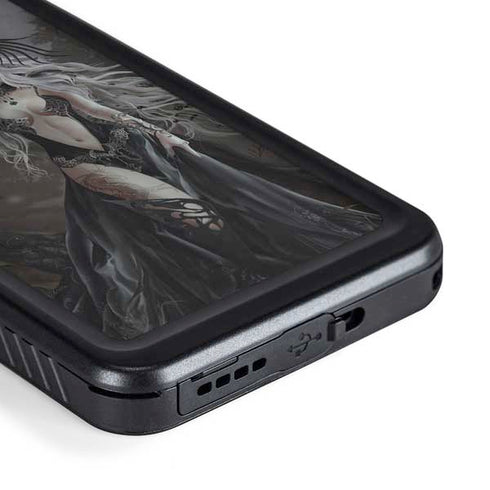 Gothic Princess with Silver Dragon by Nene Thomas Galaxy S23 Plus Waterproof Case