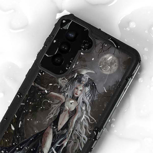 Gothic Princess with Silver Dragon by Nene Thomas Galaxy S23 Plus Waterproof Case