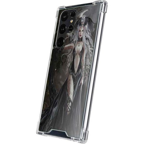 Gothic Princess with Silver Dragon by Nene Thomas Galaxy S23 Ultra Clear Case