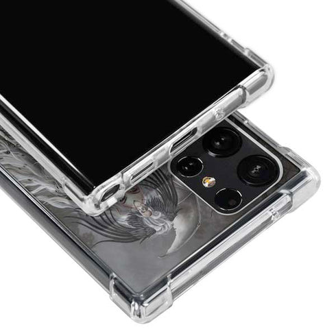 Gothic Princess with Silver Dragon by Nene Thomas Galaxy S23 Ultra Clear Case