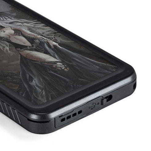 Gothic Princess with Silver Dragon by Nene Thomas Galaxy S23 Waterproof Case