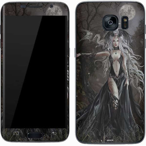 Gothic Princess with Silver Dragon by Nene Thomas Galaxy S7 Skin