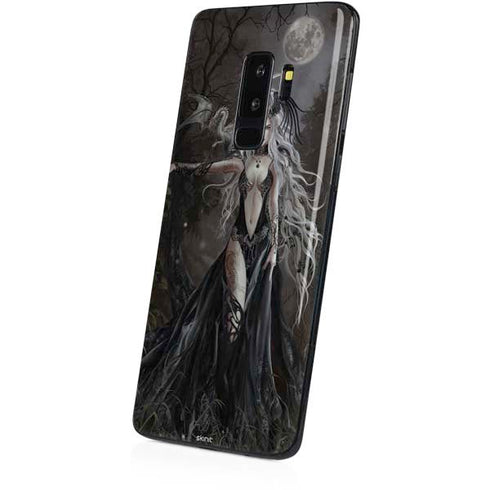 Gothic Princess with Silver Dragon by Nene Thomas Galaxy S9 Plus Skin