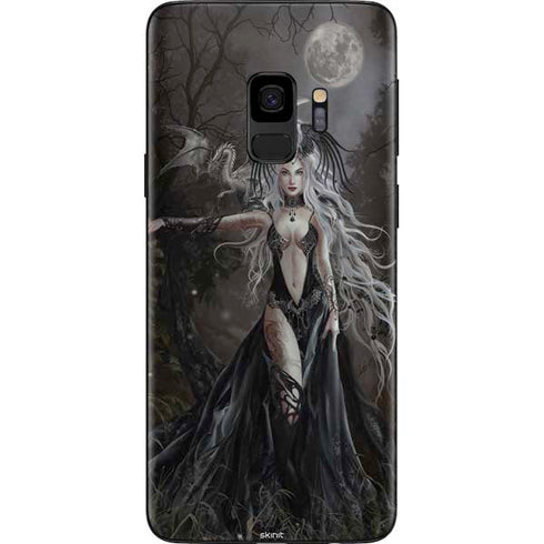 Gothic Princess with Silver Dragon by Nene Thomas Galaxy S9 Skin