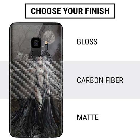 Gothic Princess with Silver Dragon by Nene Thomas Galaxy S9 Skin
