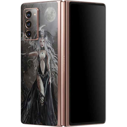 Gothic Princess with Silver Dragon by Nene Thomas Galaxy Z Fold2 5G Skin