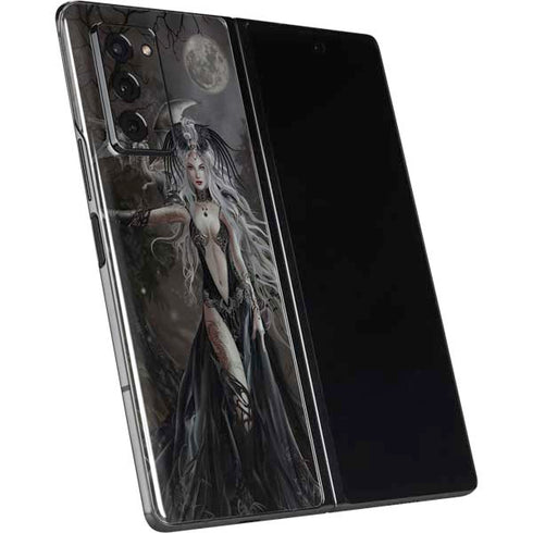 Gothic Princess with Silver Dragon by Nene Thomas Galaxy Z Fold2 5G Skin