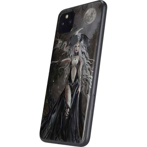 Gothic Princess with Silver Dragon by Nene Thomas Google Pixel 4a 5G Skin