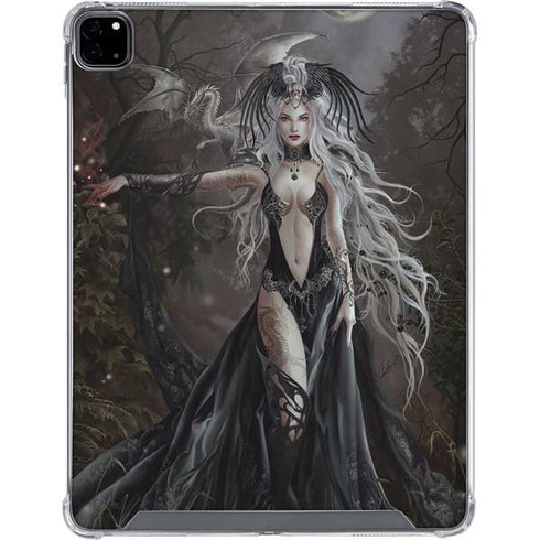 Gothic Princess with Silver Dragon by Nene Thomas iPad Pro 12.9in (2020) Clear Case