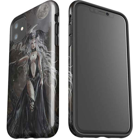 Gothic Princess with Silver Dragon by Nene Thomas iPhone 11 Impact Case