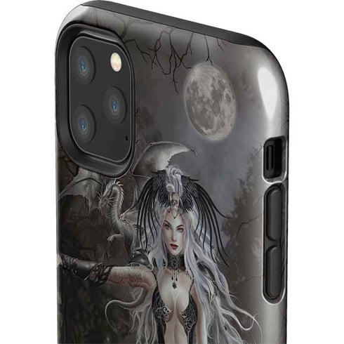 Gothic Princess with Silver Dragon by Nene Thomas iPhone 11 Pro Max Impact Case