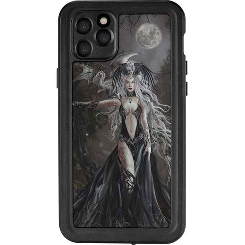 Gothic Princess with Silver Dragon by Nene Thomas iPhone 11 Pro Max Waterproof Case
