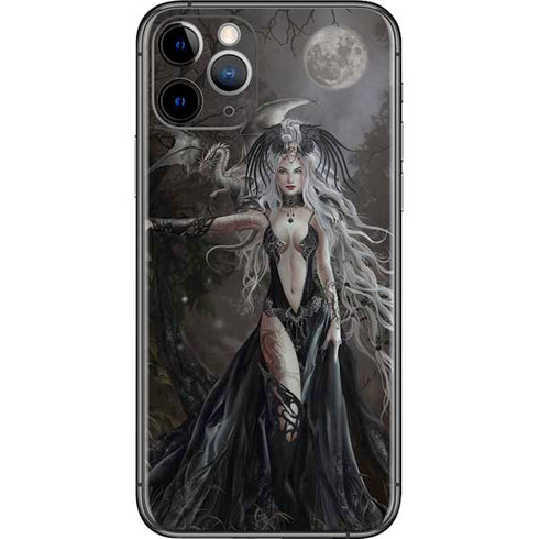 Gothic Princess with Silver Dragon by Nene Thomas iPhone 11 Pro Skin