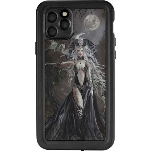 Gothic Princess with Silver Dragon by Nene Thomas iPhone 11 Pro Waterproof Case