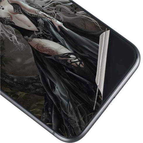 Gothic Princess with Silver Dragon by Nene Thomas iPhone 11 Skin