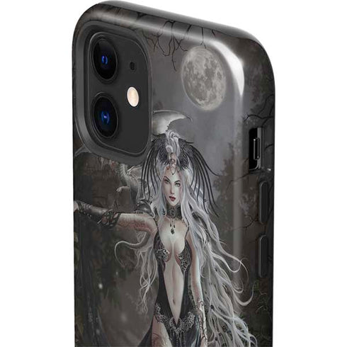 Gothic Princess with Silver Dragon by Nene Thomas iPhone 12 Impact Case