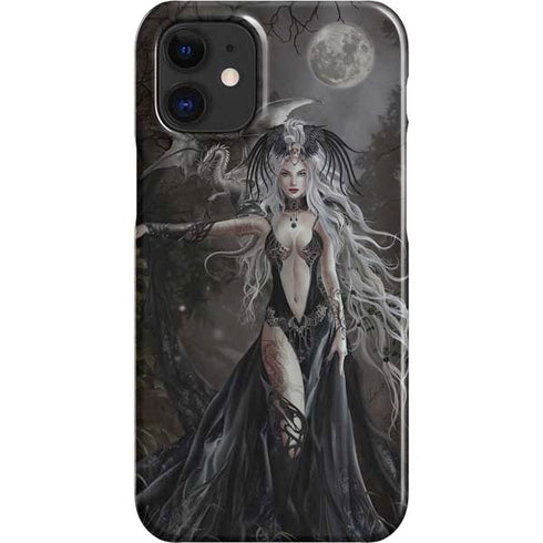 Gothic Princess with Silver Dragon by Nene Thomas iPhone 12 Mini Lite Case