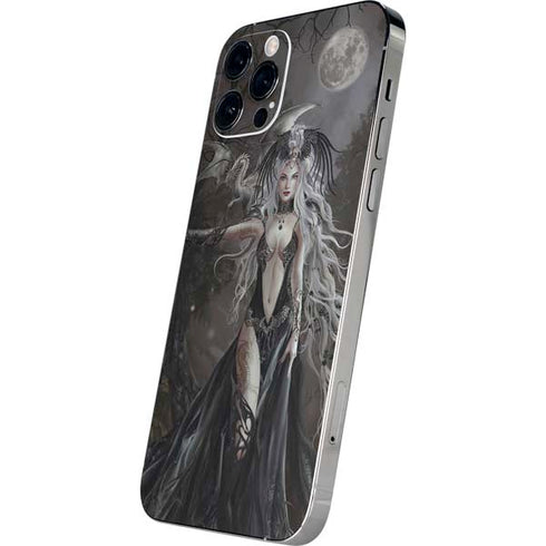 Gothic Princess with Silver Dragon by Nene Thomas iPhone 12 Pro Max Skin